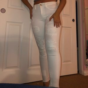 AE patch hole skinny jeans